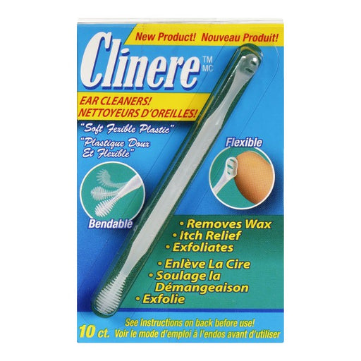 Clinere Soft Flexible Plastic Ear Cleaners