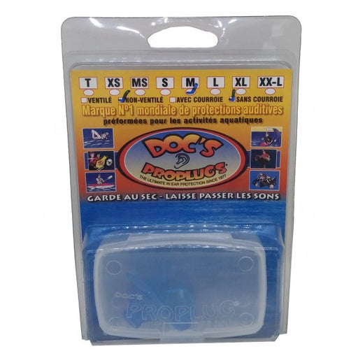 Doc's Proplugs Non-Vented Ear Protection Plugs