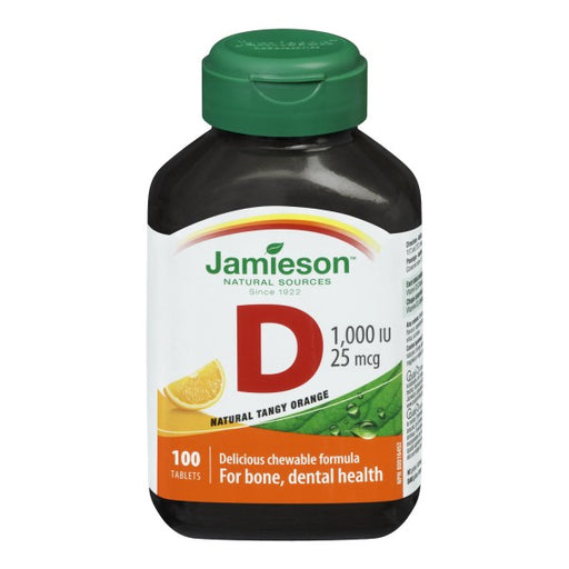 Jamieson Chewable Vitamin D 1,000 IU