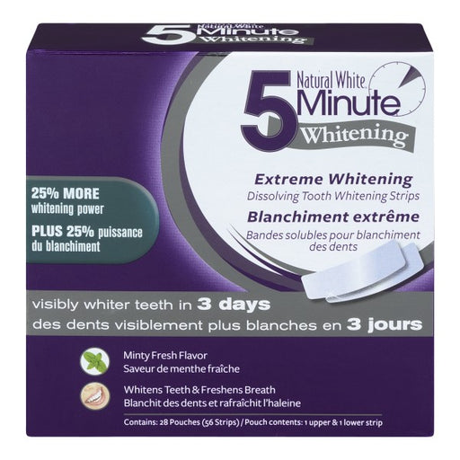 Natural White 5-Minute Extreme Whitening Strips