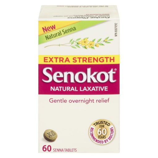 Senokot Extra Strength Natureal Laxative For Gentle Overnight Relief