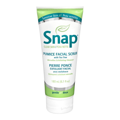 Snap Clear Skin Gentle Pumice Facial Scrub with Tea Tree