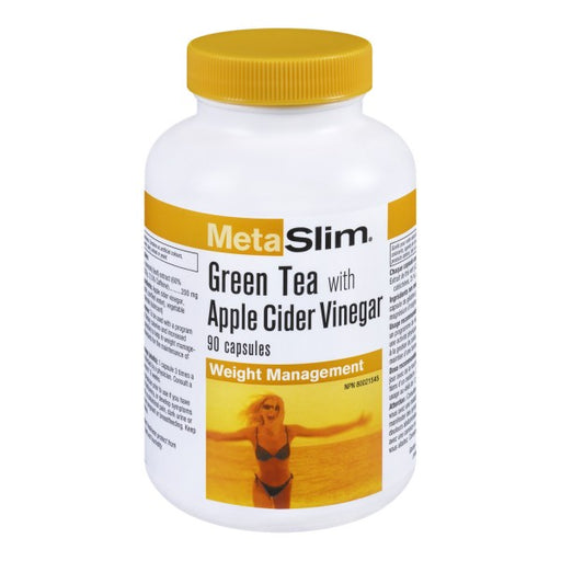 Webber Naturals MetaSlim Green Tea with Apple Cider Vinegar Capsules