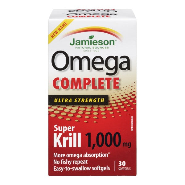 Jamieson Omega Complete Easy-to-Swallow Softgels