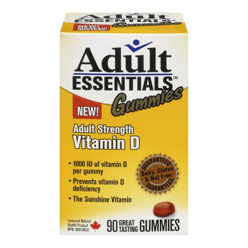 Adult Essentials Vitamin D Gummies for Adults