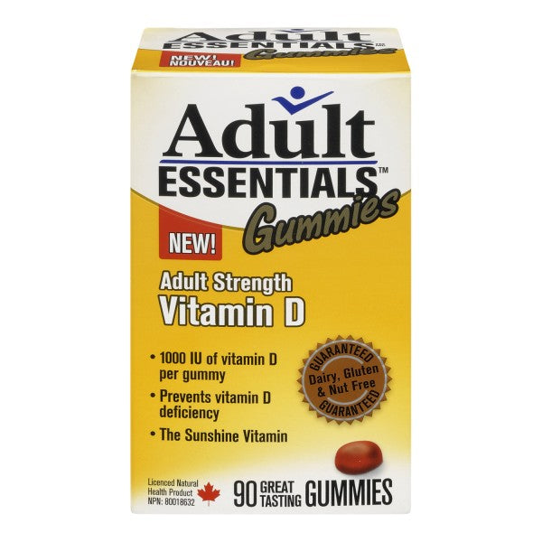Adult Essentials Vitamin D Gummies for Adults