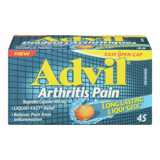 Advil Arthritis Pain Relief Ibuprofen Liqui-Gels