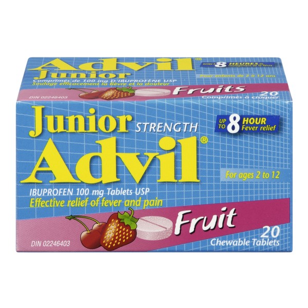 Advil Junior Strength Chewable Tablets