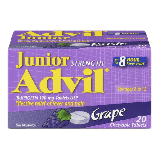 Advil Junior Strength Chewable Tablets