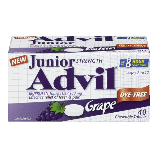 Advil Junior Strength Chewable Tablets