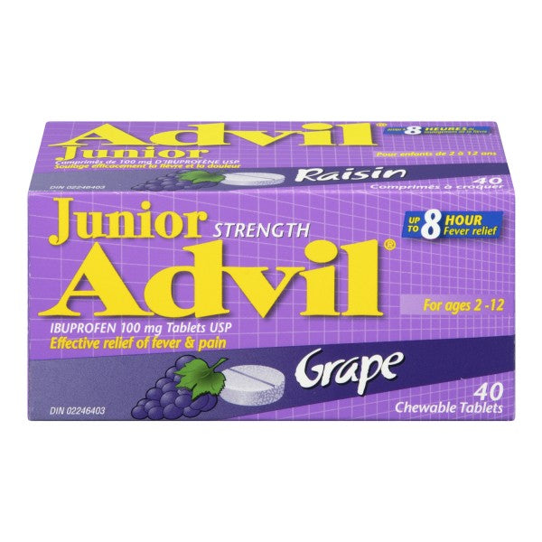 Advil Junior Strength Chewable Tablets