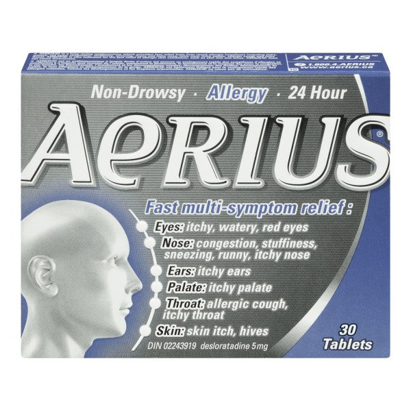 Aerius 24 Hour 5mg Tablets Non-Drowsy