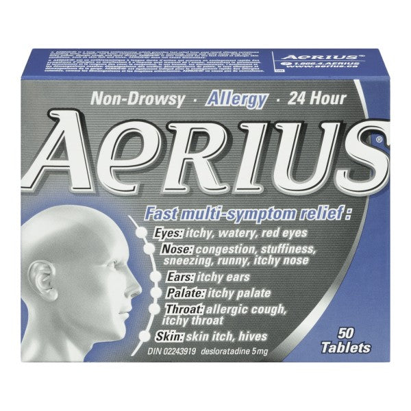 Aerius 24 Hour 5mg Tablets Non-Drowsy