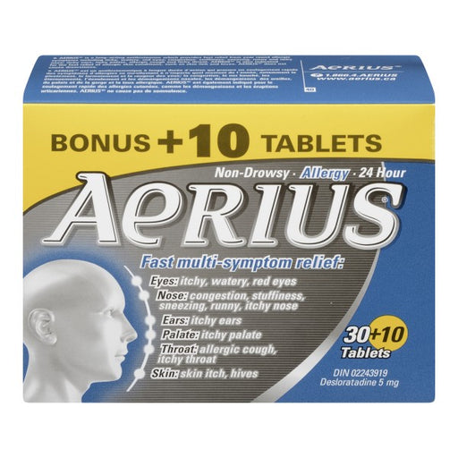 Aerius 24 Hour Allergy Tablets Bonus Size