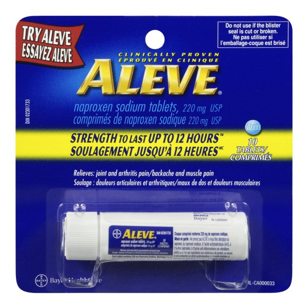 Aleve Tablets Vial