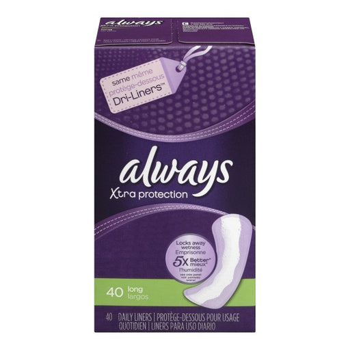 Always Xtra Protection Long Daily Liners