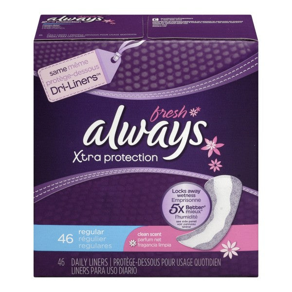 Always Xtra Protection Regular Daily Liners