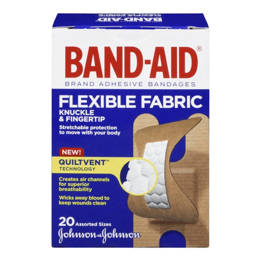 Band-Aid Flexible Knuckle and Fingertip Fabric Bandages