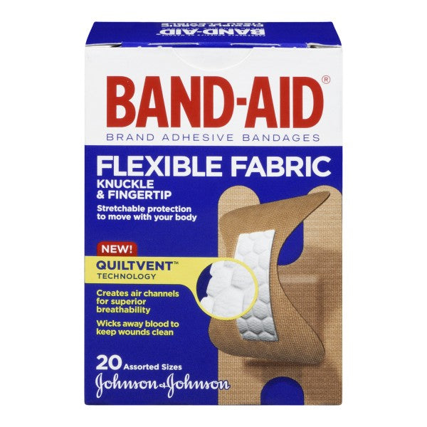 Band-Aid Flexible Knuckle and Fingertip Fabric Bandages