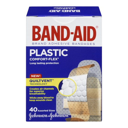 Band-Aid Plastic Comfort-Flex Adhesive Bandages