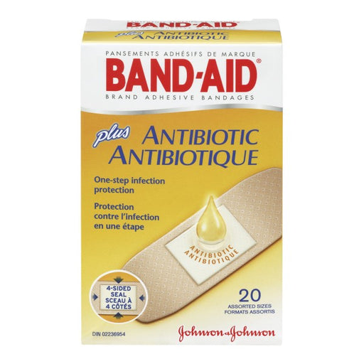 Band-Aid Plus Antibiotic Adhesive Bandages