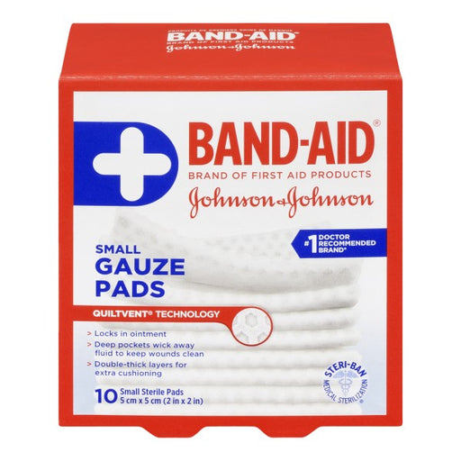Band-Aid Small Sterile Gauze Pads