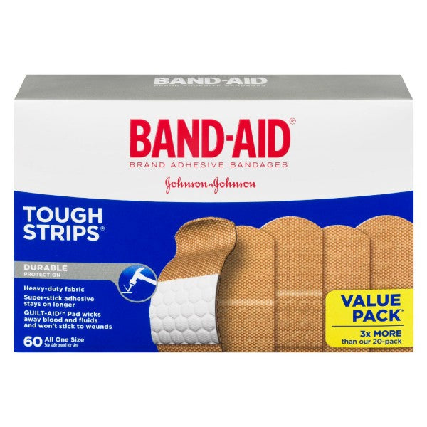 Band-Aid Tough Strips Adhesive Bandages Value Pack