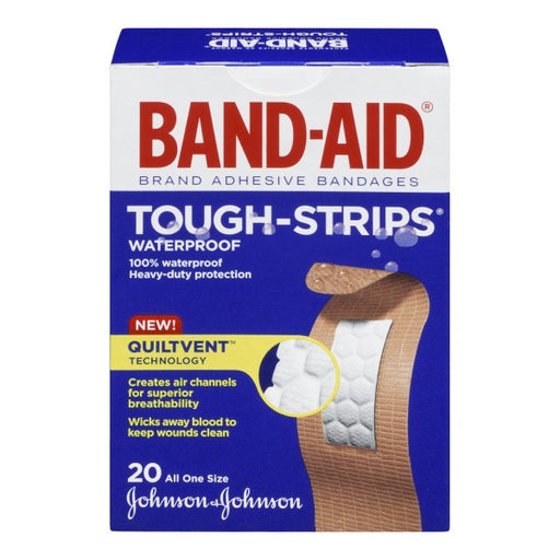 Band-Aid Tough-Strips Waterproof Bandages