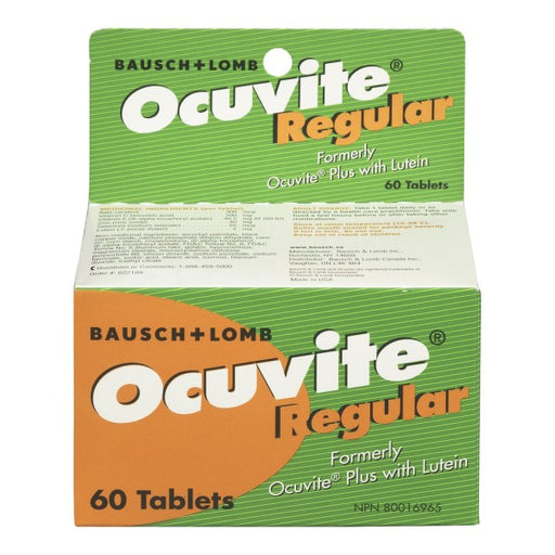 Bausch & Lomb Ocuvite Regular Tablets