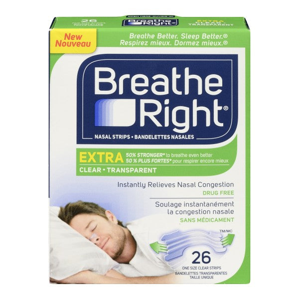 Breathe Right Extra Clear Nasal Strips