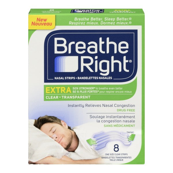Breathe Right Extra Clear Nasal Strips