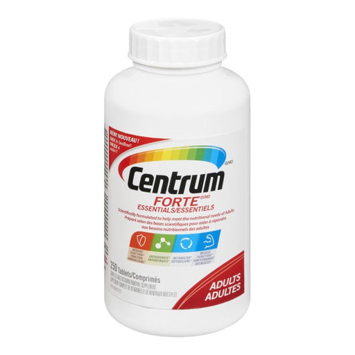 Centrum Forte Essentials Complete Multivitamin/Mineral Supplement Tablets