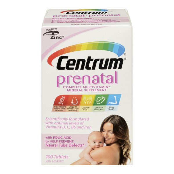 Centrum Prenatal Complete Multivitamin Tablets