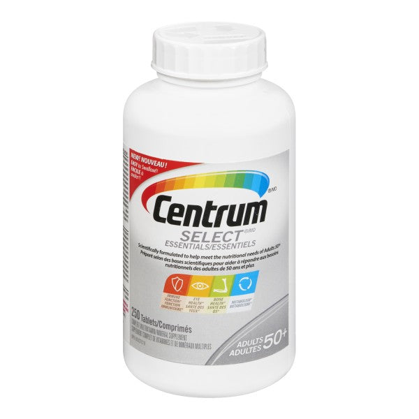Centrum Select Essentials Complete Multivitamin/Mineral Supplement Tablets