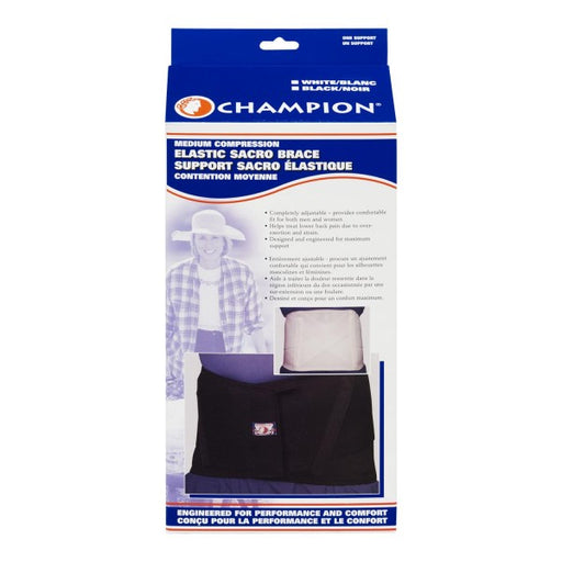 Champion Elastic Sacro Brace With Medium Compression