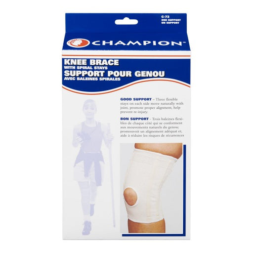 Champion Knee Brace With Sprial Stays Large