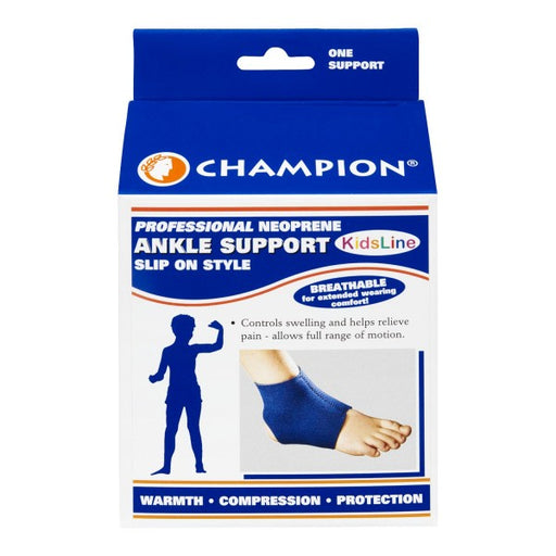 Champion Professional Neoprene Ankle Support Kids Line Youth