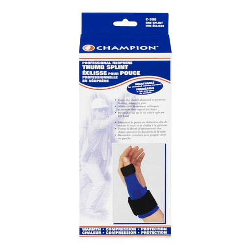Champion Professional Neoprene Thumb Splint X-Large
