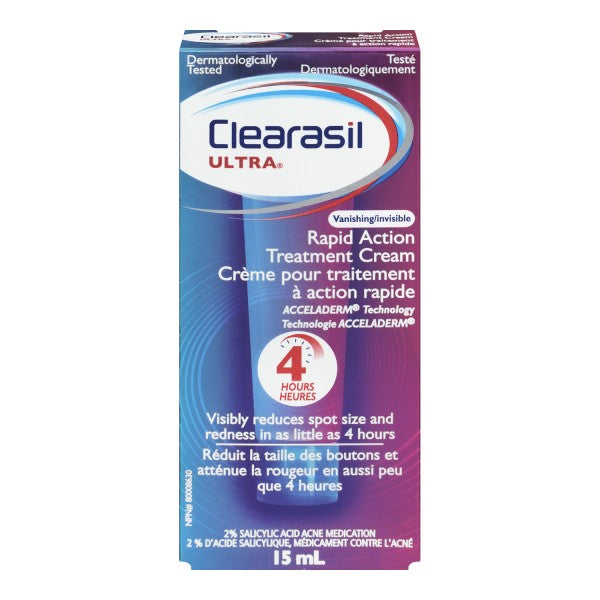 Clearasil Ultra Rapid Action Vanishing Treatment Cream