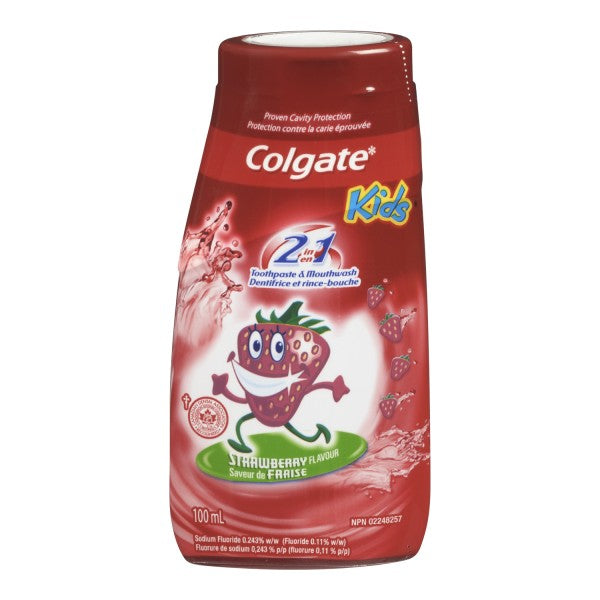 Colgate Kids 2-in-1 Toothpaste and Mouthwash