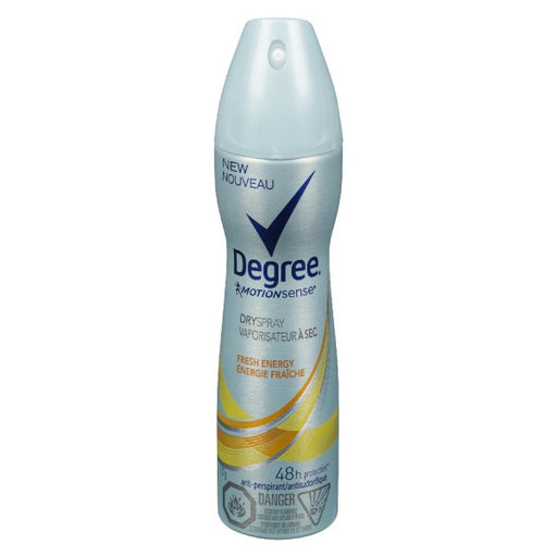 Degree Fresh Energy Motion Sense Dry Spray 48Hr Protection