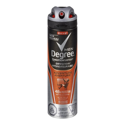 Degree Men Adventure Motion Sense Dry Spray 48Hr Protection