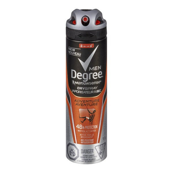 Degree Men Adventure Motion Sense Dry Spray 48Hr Protection