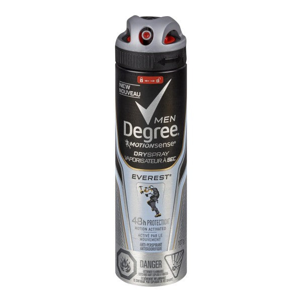 Degree Men Everest Motion Sense Dry Spray 48Hr Protection