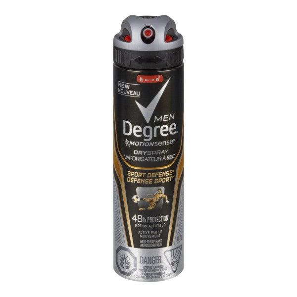 Degree Men Sport Defense Motion Sense Dry Spray 48Hr Protection