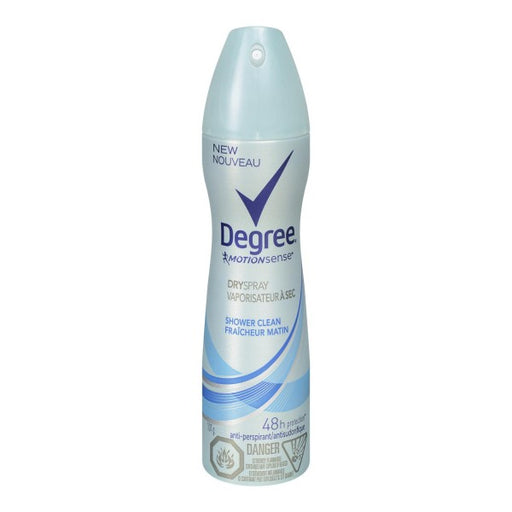 Degree Shower Clean Motion Sense Dry Spray 48Hr Protection