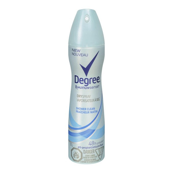 Degree Shower Clean Motion Sense Dry Spray 48Hr Protection