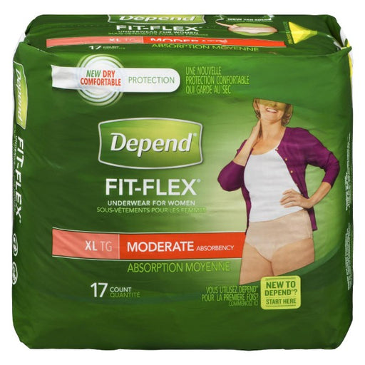 Depend Fit-Flex X-Large Moderate Absorbency Underwear For Women