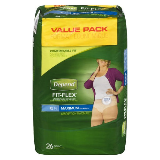 Depend Maximum Absorbency Extra-Large For Women Value Pack