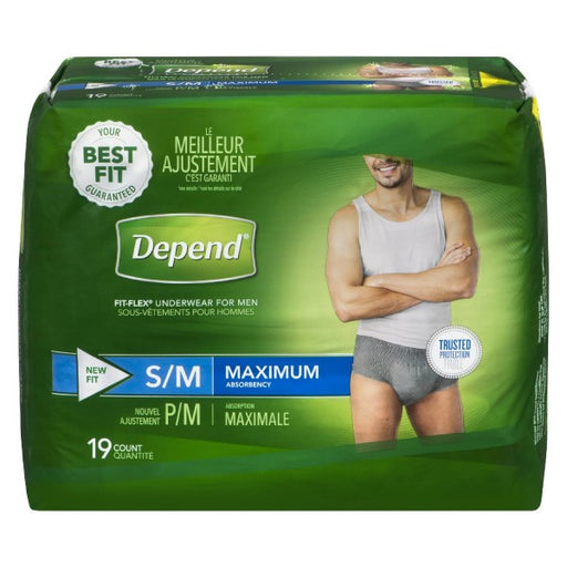 Depend Maximum Absorbency Small/Medium For Men